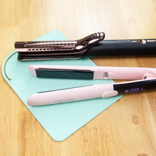 ANGENIL Heat Resistant Silicone Mat for Curling Iron Mat, Flat Iron, Crafts
