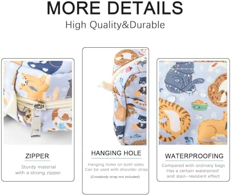 Multiple Pockets Portfolio Organizer with Zippered,Storage Pencil Pouch Bag