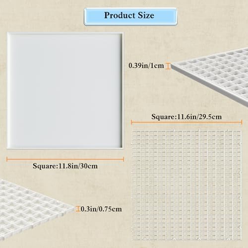 12"x12" Stained Glass Cutting Mat, Stain Grid Board-Acrylic