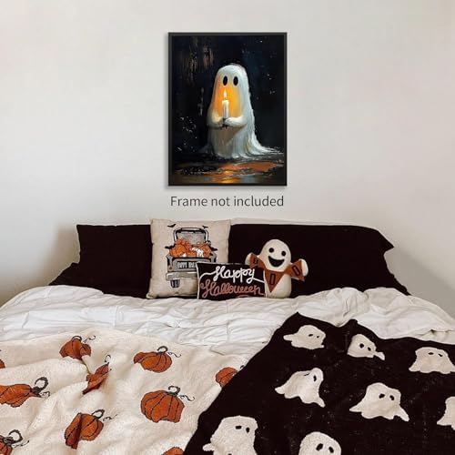 AIBOERL Paint by Numbers Kit for Adults Beginner,Halloween Ghost, 12X16In