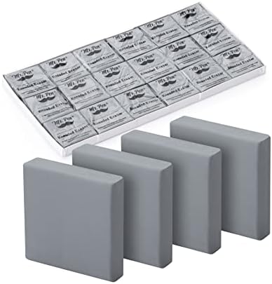 Mr. Pen- Kneaded Erasers, 1.44" x 1.36", 18 Pack, Gray