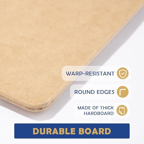 Falling in Art 13x17 Sketch Board with Sturdy Clip &Rubber Bands | Professional Art Drawing Board, Portable Artists Clipboard for Classroom and Studio Drawing