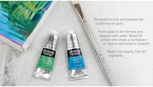 Winsor & Newton Artisan Water Mixable Oil Paint, 200ml, Burnt Sienna