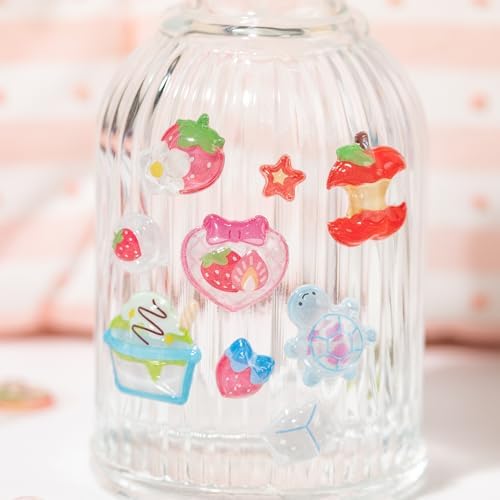 3D Puffy Stickers, Kawaii Resin Decorative Stickers for Phone Case, Notebook, Scrapbooking (Style-Turtle)