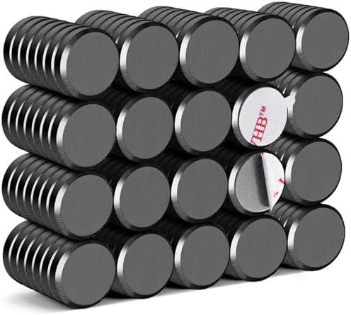 DIYMAG Strong Adhesive Magnets,140pcs 0.6x0.12in Fridge Refrigerator Magnet