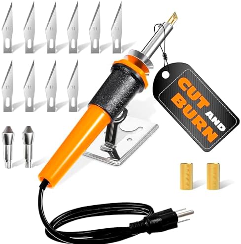 Hot Knife Plastic Cutter Tool Set; 30W Power Draw; 55 in Long Cable
