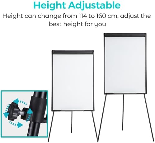 Magnetic Easel Whiteboard Dry Erase Board with Tripod Stand, 40" x 28"