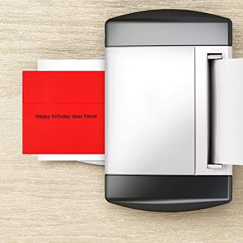 100 Packs 5x7 Envelopes, A7 5x7 Envelopes for Invitations, Printable Invitation Envelopes Self Seal for Weddings, Invitations, Photos, Greeting Cards, Mailing (Red)