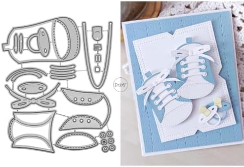 Patchwork Shoes Metal Cutting Dies for Card Making