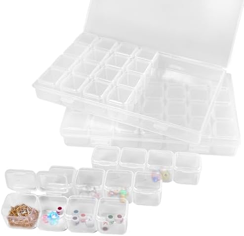 Guyuyii 2 Pack 28 Grids Diamond Painting Storage Organizer