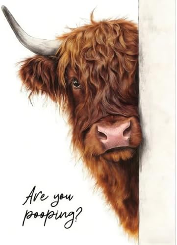 Highland Cow Diamond Art Kits for Adults Diamond Painting Kit for Beginner