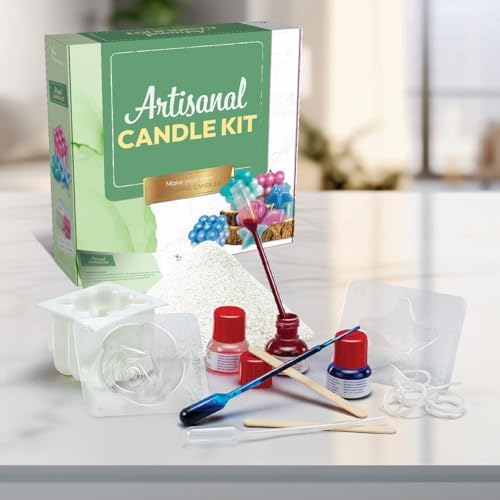 Science4you Artisanal Candle Making Kit for Adults - Make Your Own Candles with Craft Kit, Make 3 Different Scented Candles, Craft Kits for Adults, Craft Gifts for Women & Mans