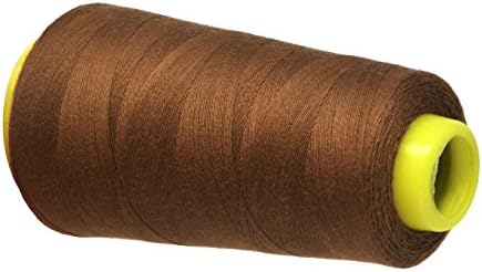 Mandala Crafts Russet Brown Mercerized Cotton Thread for Sewing Quilting
