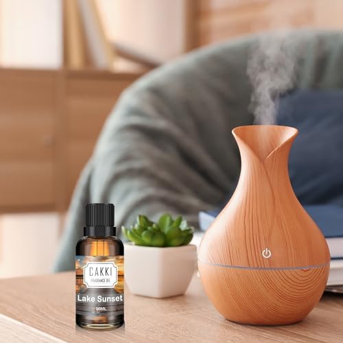 Essential Oils for Diffusers for Home, Scent-Lake Sunset, Single Large Size 50ml, CAKKI Fragrance Oils, for Candle Making, for Soap Making, Diffuser Oil Scents