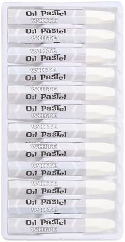 PATIKIL White Oil Pastels, 48Pcs Soft Oil Crayons Pastels Stick Vibrant and Creamy Art Supplies Bulk for Artists Beginners Art Painting Drawing Blending Graffiti Gallery
