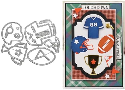 Patchwork Baseball Clothes Hat Ball Metal Cutting Dies for Card Making