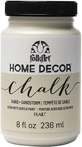 FolkArt Home Décor Chalk Finish Acrylic Paint, 8oz, 8 ounce, Sandstorm