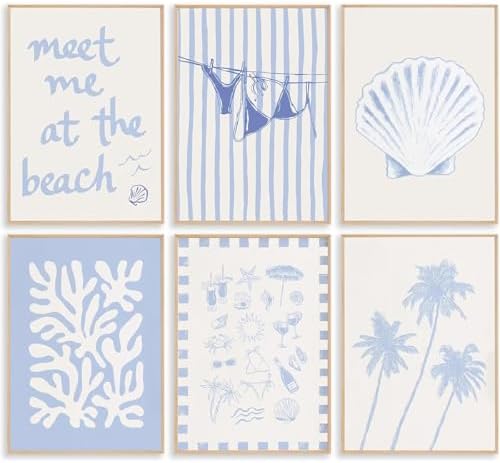 6Pack Beach Diamond Art Kits for Adults, Diamond Painting Kits for Beginner