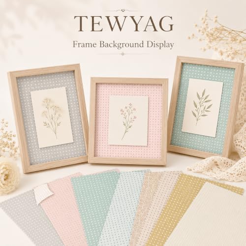 Pastel Scrapbook Paper Double Sided 12x12 Polka Dots Geometric 24 Sheets