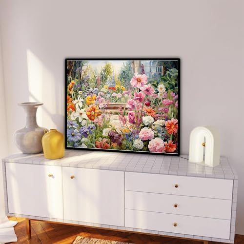 Paint by Numbers for Adults Flowers - Flower Paint by Number on Canvas