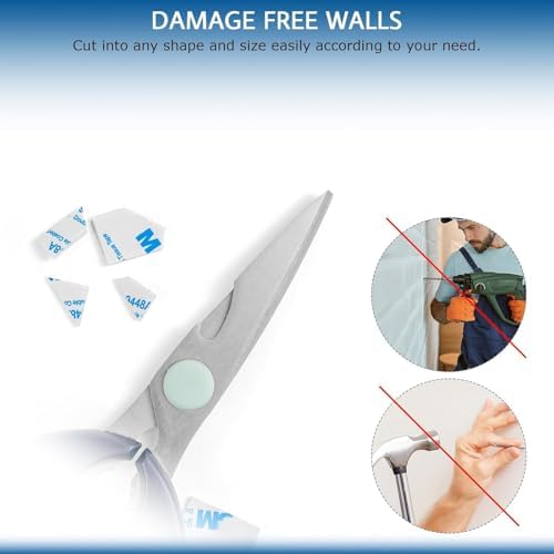 600PCS Double Sided Foam Tape, Super-Sticky Double Sided Adhesive Pads