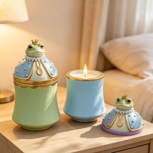 Frog Trinket Jar Silicone Mold, Storage Container Mold with Lid