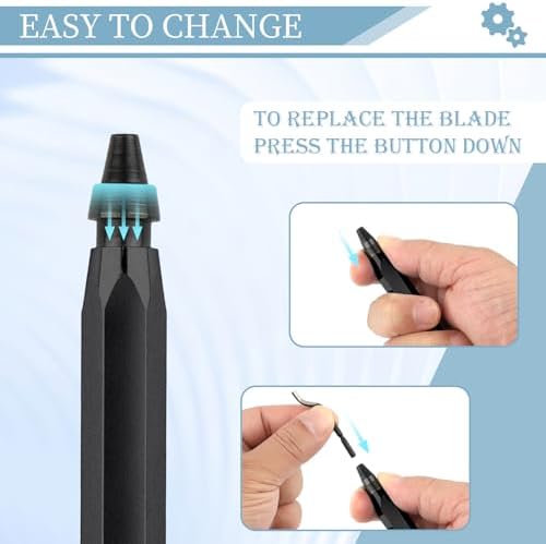 Deburring Tool with 12 HSS Blades for Metal Resin PVC 3D Print