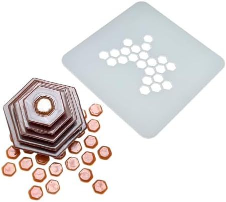 2pcs/lot Versatile Silicone Lace Mold Hollow Out Honeycomb Pattern