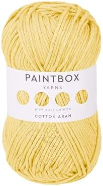 Paintbox Yarns 100% Cotton Aran Yarn 1.76oz / 50g, 93yds / 85m