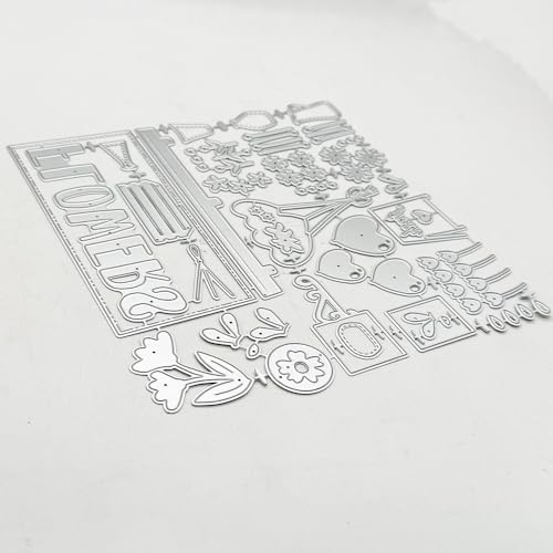 KSCRAFT 2024 November Valentine Release Metal Cutting Dies Stencils for DIY Scrapbooking Decorative Embossing DIY Paper Card (Flower Parlor Add on)