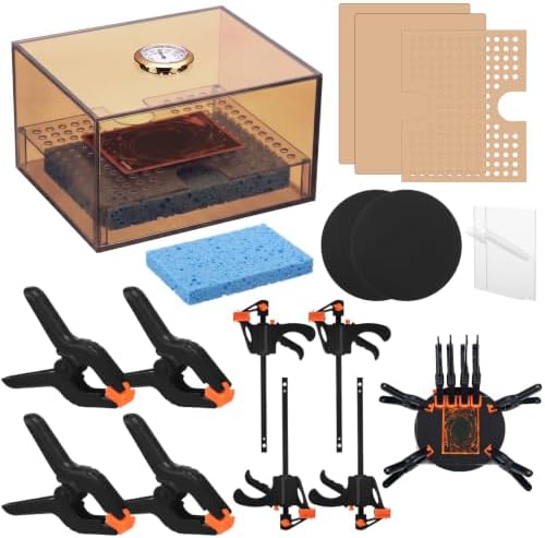 Card Flattening Kit Trading Card Flattening Tool Kit UV Protection, Acrylic