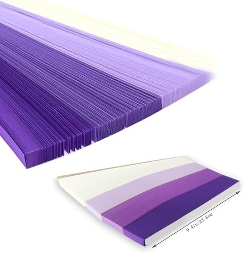 Origami Paper Stars, Colorful Handcraft Origami Lucky Star Paper DIY Paper Arts Creativity Hand Art Crafts (Purple gradient (1350) sheets)