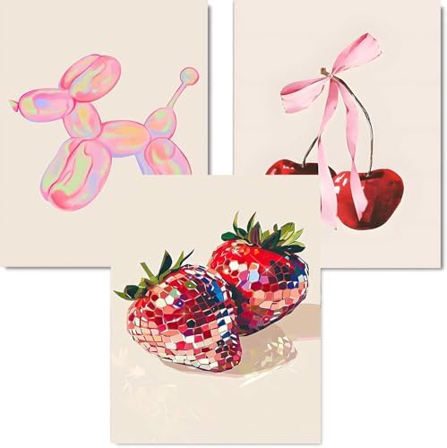 3 Pack Pink Diamond Art Kits for Adults Diamond Painting Kit for Adults