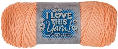 Hobby Lobby I Love This Yarn, 100% Acrylic, 230 Light Peach, Set of 2