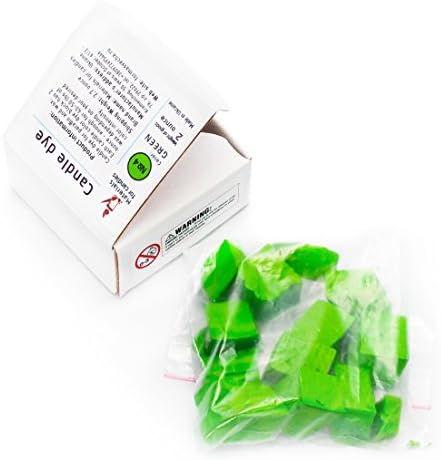 Green Candle Wax Dye 2 oz - Candle Color Dye Blocks