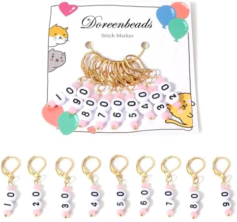 DoreenBeads Stitch Markers for Crocheting and Knitting