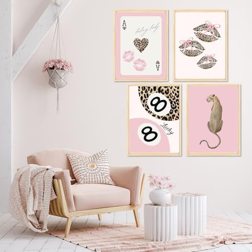 4Pack Leopard Diamond Art Kits for Adult, Diamond Painting Kit for Beginner