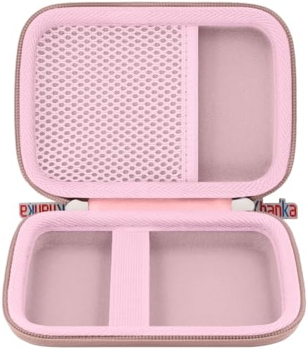 khanka Hard Case for Liene 2x3” Photo Printer- Mini Instant Photo,Pink