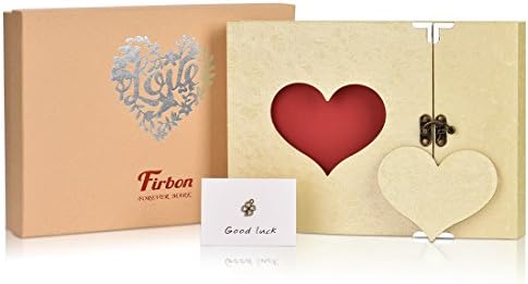 Firbon Scrapbook Album, DIY Photo Album with Black Pages Memory Book