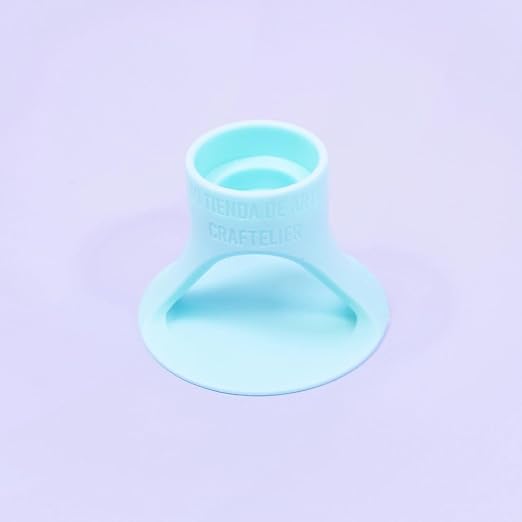 Craftelier - Set of Tacky Glue 120 ml + Glue Stick Holder Turquoise + 2 Bottles with Ultrafine Applicator 15 ml | Non-Toxic and Multipurpose Glue Ideal for Scrapbooking and Crafting
