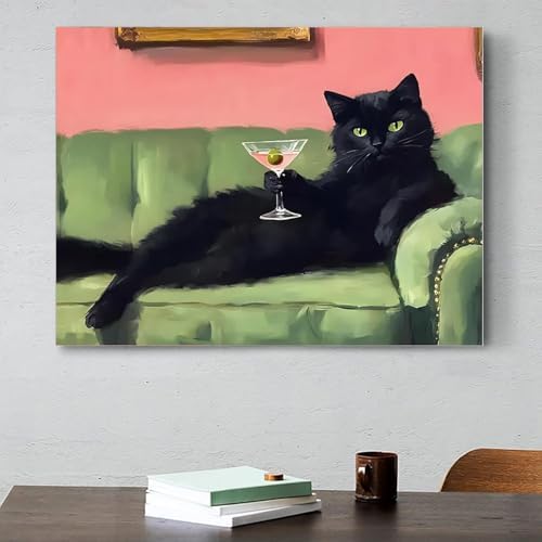 EIBEILI Cat Diamond Art Kits for Adults-Diamond Painting Kits Wall Decor