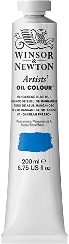 Winsor & Newton Artists' Oil Paint, 200ml Tube, Manganese Blue Hue