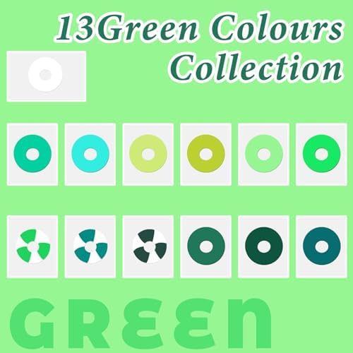 JMUQ Green Clay Beads Bracelet Making Kit, 50 Strands 19260pcs Preppy Polymer Clay Heishi and Letter Beads for Friendship Bracelet Jewelry Making, Arts and Crafts Gifts for Adults