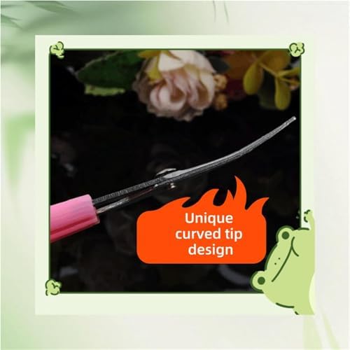 4-3/4" Sharp Curved Tip Needlework Cutter Applique Embroidery Scissors((Pack of 1)