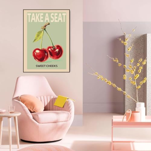Pink Fruit Diamond Art Kits for Adults Cherry Diamond Painting Kit Beginner