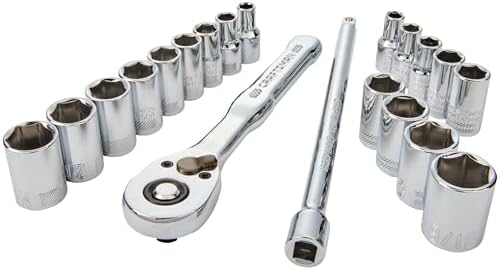 CRAFTSMAN Mechanics Tool Set, 1/4 Inch Drive, 20 Piece, 90-Tooth (CMMT12108)