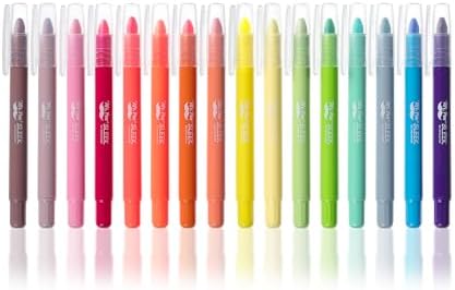 Mr. Pen- No Bleed Gel Highlighters, Vintage Colors, 16 Pack
