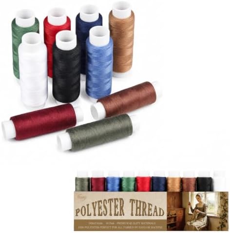 10 Colors Polyester Sewing Thread 110 Yards Each