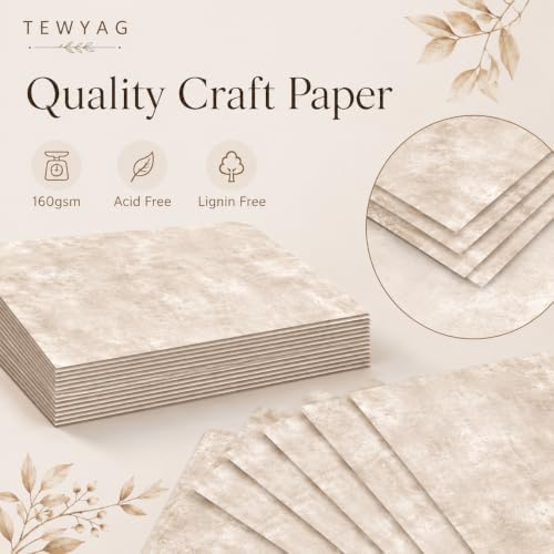 Vintage Scrapbook Paper Double Sided 12x12 Distressed Neutral 24 Sheets