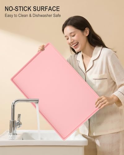 Silicone Art Mat for Crafts, 16" x 24" Waterproof Non-Slip Painting Mat